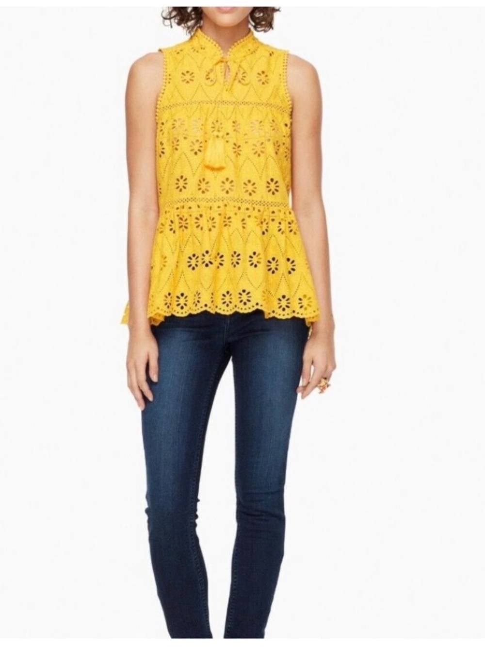 Kate Spade ♠️ Spice Things Up Eyelet Top